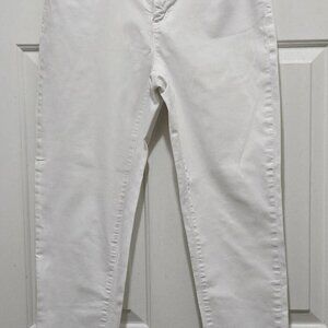 Eileen Fisher Organic Cotton 5 Pocket Jeans Casual Dress Vacay Low Rise Ankle